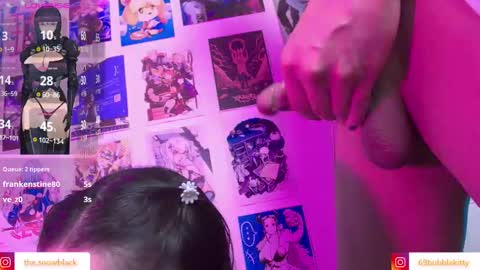 Snapshot of snowblack_ chatting on 01.15.25 Snow and Bubble online show from 01.15.25