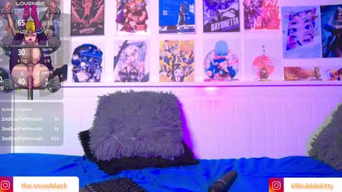 Snapshot of snowblack_ chatting on 02.23.25 Snow and Bubble online show from 02.23.25