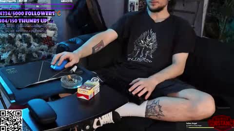 Snapshot of substanc3 chatting on 12.18.25 Im Substanc3 online show from 12.18.25