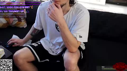 Snapshot of substanc3 chatting on 01.16.26 Im Substanc3 online show from 01.16.26