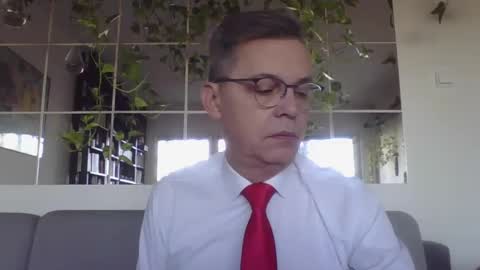 Suit  tie horny online show from 01.30.25
