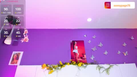 Snapshot of sunnypage chatting on 11.18.25 online show from 11.18.25