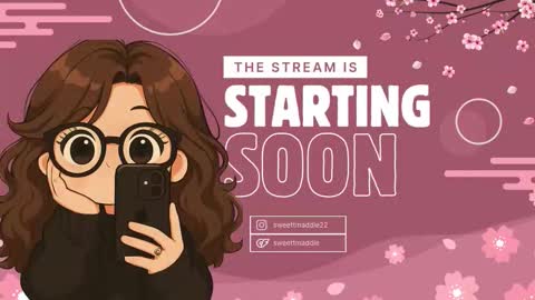 Snapshot of sweettmaddie chatting on 11.21.25 Maddie online show from 11.21.25