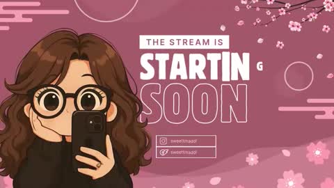 Snapshot of sweettmaddie chatting on 11.26.25 Maddie online show from 11.26.25