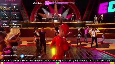  MISTRESS LISA  FIRST 3DXCHAT CAMGIRL   3dxchat anime gaming mistress domina online show from 01.07.25