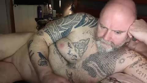 Snapshot of tattooeddilf01 chatting on 12.29.24 Tattooeddilf 01 online show from 12.29.24