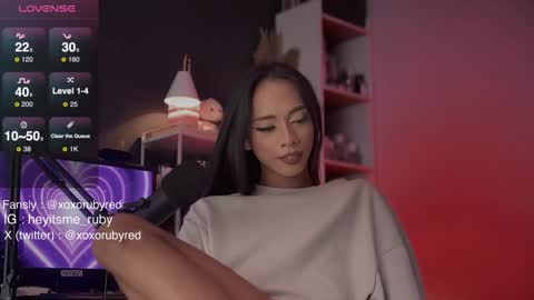 TemptressxRuby online show from 01.15.25