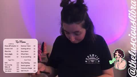 Snapshot of thelusciouslibra chatting on 10.26.25 thelusciouslibra online show from 10.26.25