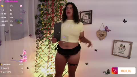 Snapshot of tich__ chatting on 01.22.25 TICH online show from 01.22.25