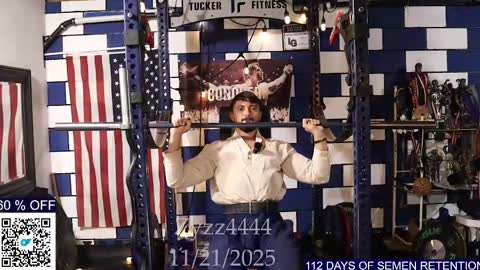 Snapshot of travonidas chatting on 11.21.25 Greek God online show from 11.21.25