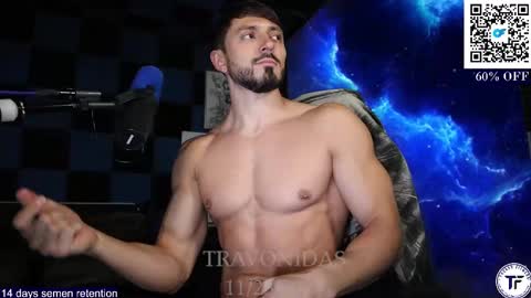 Snapshot of travonidas chatting on 11.23.25 Greek God online show from 11.23.25