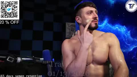 Snapshot of travonidas chatting on 01.14.26 Greek God online show from 01.14.26