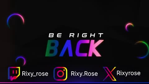 RixyRose online show from 04.25.26