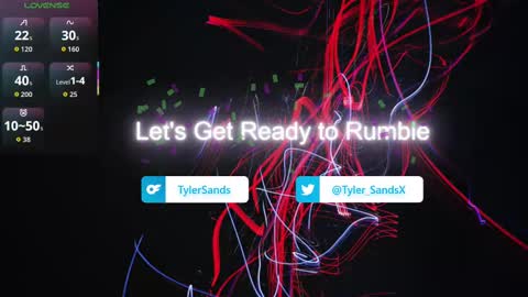 Snapshot of tylersands chatting on 10.26.25 Tyler Sands online show from 10.26.25