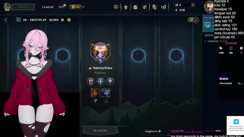 Snapshot of valeriyavalentine chatting on 12.21.25 Valeriya Valentine online show from 12.21.25