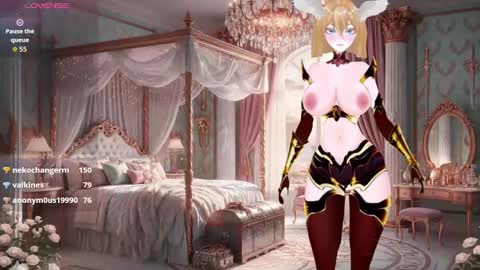 Snapshot of valkiechan chatting on 11.18.25 Valkie-Chan online show from 11.18.25