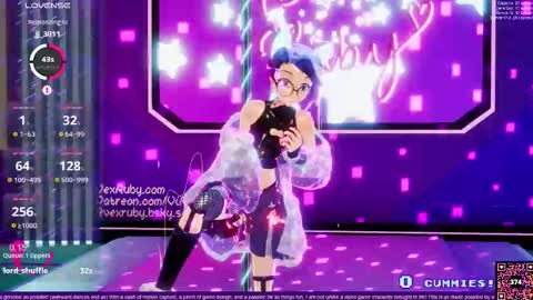 Vex Ruby online show from 11.09.25