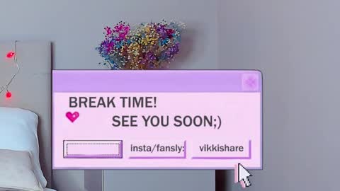 Snapshot of vikkilustfull chatting on 02.26.25 VIKKI online show from 02.26.25
