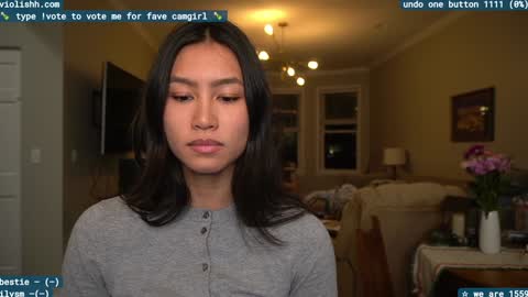 Snapshot of violishh chatting on 01.04.25 follow me on twitter violishh and ig violishh  online show from 01.04.25