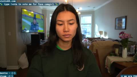 Snapshot of violishh chatting on 01.04.25 follow me on twitter violishh and ig violishh  online show from 01.04.25