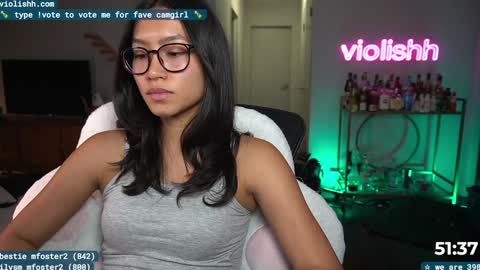 Snapshot of violishh chatting on 01.10.25 follow me on twitter violishh and ig violishh  online show from 01.10.25