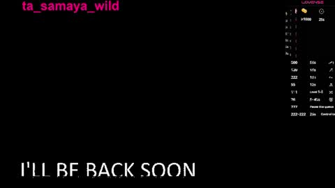 Snapshot of wild_angel777 chatting on 07.30.26 WILD-ANGEL777a online show from 07.30.26