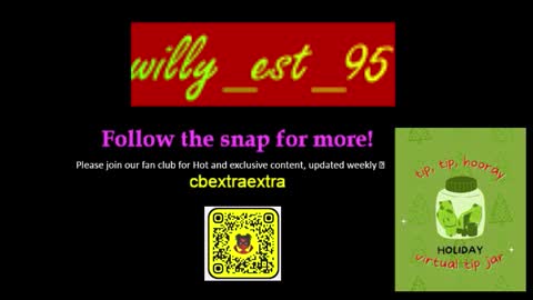 Snapshot of willy_est_95 chatting on 12.21.25 willy_est_95 online show from 12.21.25