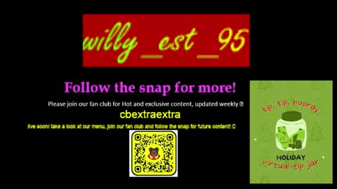 Snapshot of willy_est_95 chatting on 12.22.25 willy_est_95 online show from 12.22.25
