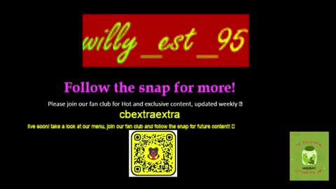 Snapshot of willy_est_95 chatting on 12.23.25 willy_est_95 online show from 12.23.25