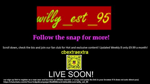 Snapshot of willy_est_95 chatting on 01.10.26 willy_est_95 online show from 01.10.26