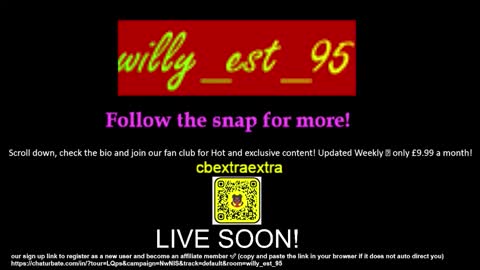 Snapshot of willy_est_95 chatting on 01.12.26 willy_est_95 online show from 01.12.26
