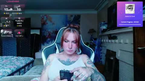 Snapshot of xcaitieragex chatting on 08.06.26 Caitie Rage online show from 08.06.26
