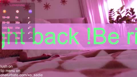 Xo Sadie online show from 12.02.25