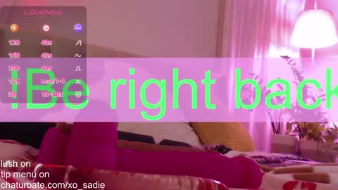 Snapshot of xo_sadie chatting on 05.25.26 Xo Sadie online show from 05.25.26