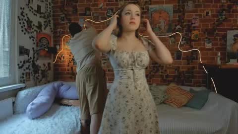 Mia and Andry  online show from 02.18.25