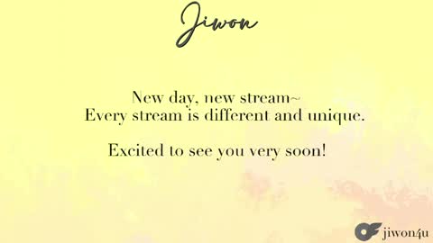 J i w o n   online show from 06.06.26
