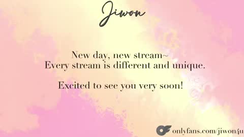 J i w o n   online show from 07.05.26