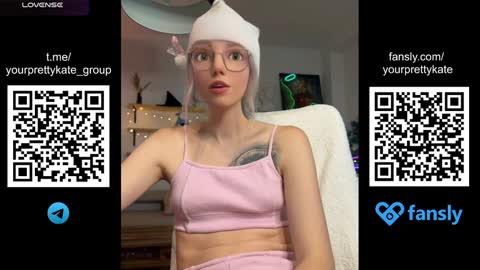 Snapshot of yourprettykate_ chatting on 12.25.24                                                      online show from 12.25.24