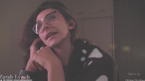 Snapshot of zarahlynch chatting on 01.07.26 Miss Lynch Next show 2911 online show from 01.07.26