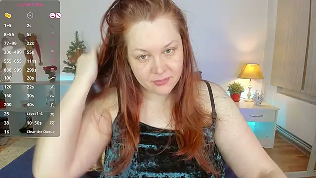 Snapshot of CutieGinger chatting on 01.25.25 CutieGinger online show from 01.25.25