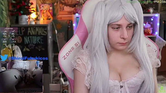 ShiroiFubuki online show from 12.19.24