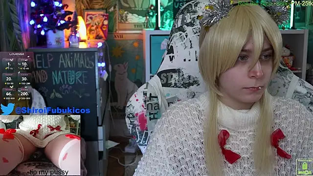 ShiroiFubuki online show from 12.31.24