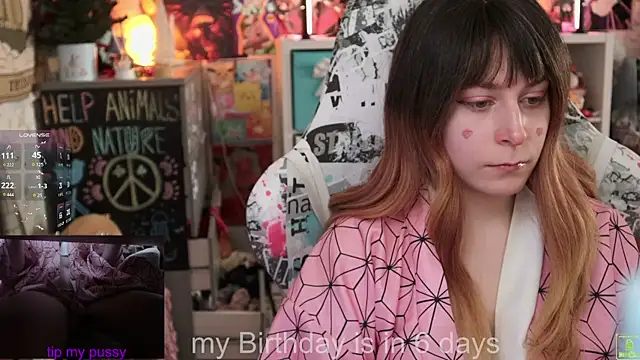 ShiroiFubuki online show from 02.14.25