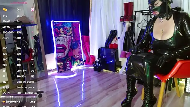 Snapshot of LatexDevil_Blondie chatting on 02.13.25 LatexDevil Blondie online show from 02.13.25