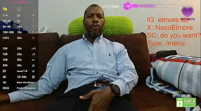 Snapshot of elmorenazost chatting on 12.13.24 elmorenazost online show from 12.13.24