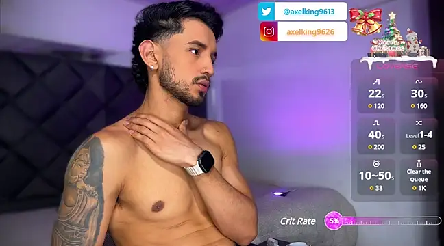 AxelKing1326 online show from 12.24.24