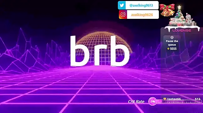 AxelKing1326 online show from 12.25.24