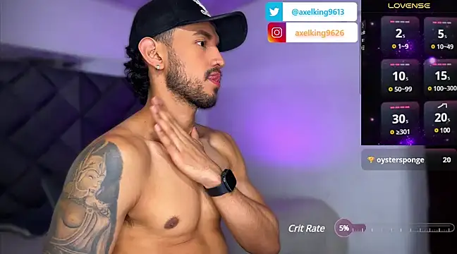 AxelKing1326 online show from 01.05.25