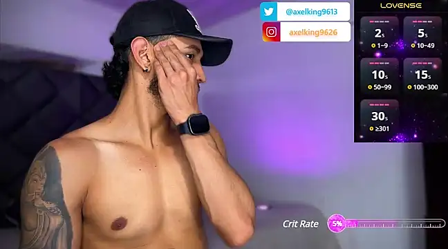 AxelKing1326 online show from 01.21.25