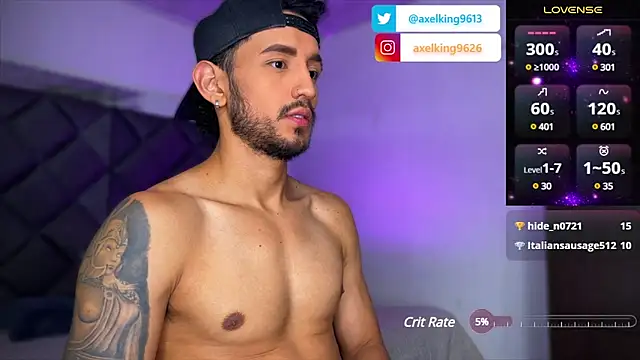 AxelKing1326 online show from 03.20.25